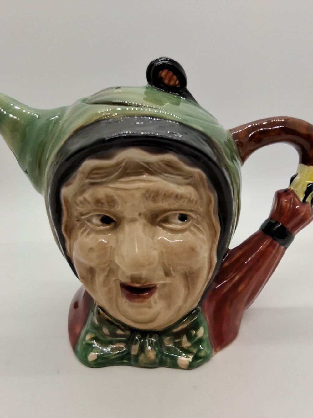 Old Beswick Ware Small Character Teapot, Sairey Gamp Model 691